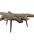 Upton Live Edge Wood Coffee Table - From Where -