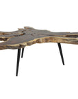 Upton Live Edge Wood Coffee Table - From Where -