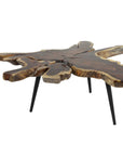 Upton Live Edge Wood Coffee Table - From Where -