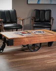 Urban Railroad Cart Coffee Table - From Where -