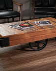 Urban Railroad Cart Coffee Table - From Where -