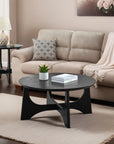 Urian Cross Legs Coffee Table - From Where -