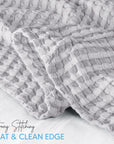 Utopia Bedding Waffle Blanket - From Where -