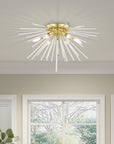 Utopia Satin Brass Ceiling Mount - From Where -