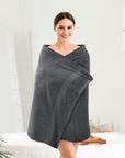 Utopia Towels 4 Pack Premium Bath Towels Set, 27 by 54 Inches, 100% Ring Spun Cotton 600GSM, Lightweight and Highly Absorbent Quick Drying Towels, Perfect for Daily Use, Grey - From Where -