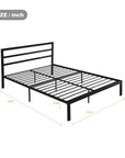 Vahe Metal Slat Bed - From Where -
