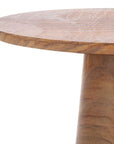 Valentia Tall Round Marble Accent Table - From Where Finds -