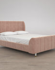 Valentina Upholstered Platform Bed - From Where -
