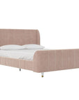 Valentina Upholstered Platform Bed - From Where -