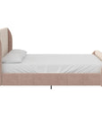 Valentina Upholstered Platform Bed - From Where -