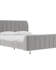 Valentina Upholstered Platform Bed - From Where -