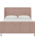 Valentina Upholstered Platform Bed - From Where -