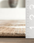 Vanni Checkered Fringed Rug - From Where Finds -