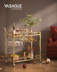VASAGLE Gold Bar Serving Cart - From Where -