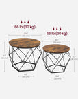 Vasagle Small Coffee Table (Set of 2) - From Where -