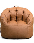 Vegan Leather Bean Bag Chair - From Where -