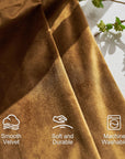 Velvet Blackout Curtain Curtain - From Where -
