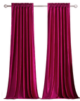 Velvet Blackout Curtains (Set of 2) - From Where -