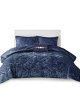 Velvet Comforter Set with Throw Pillow - From Where -