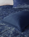 Velvet Comforter Set with Throw Pillow - From Where -