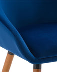 Velvet Fabric Side Chair - From Where -