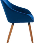 Velvet Fabric Side Chair - From Where -