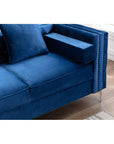 Velvet Tuxedo Arm Sofa - From Where -
