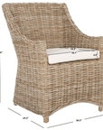 Ventura Rattan Arm Chair - From Where Finds -