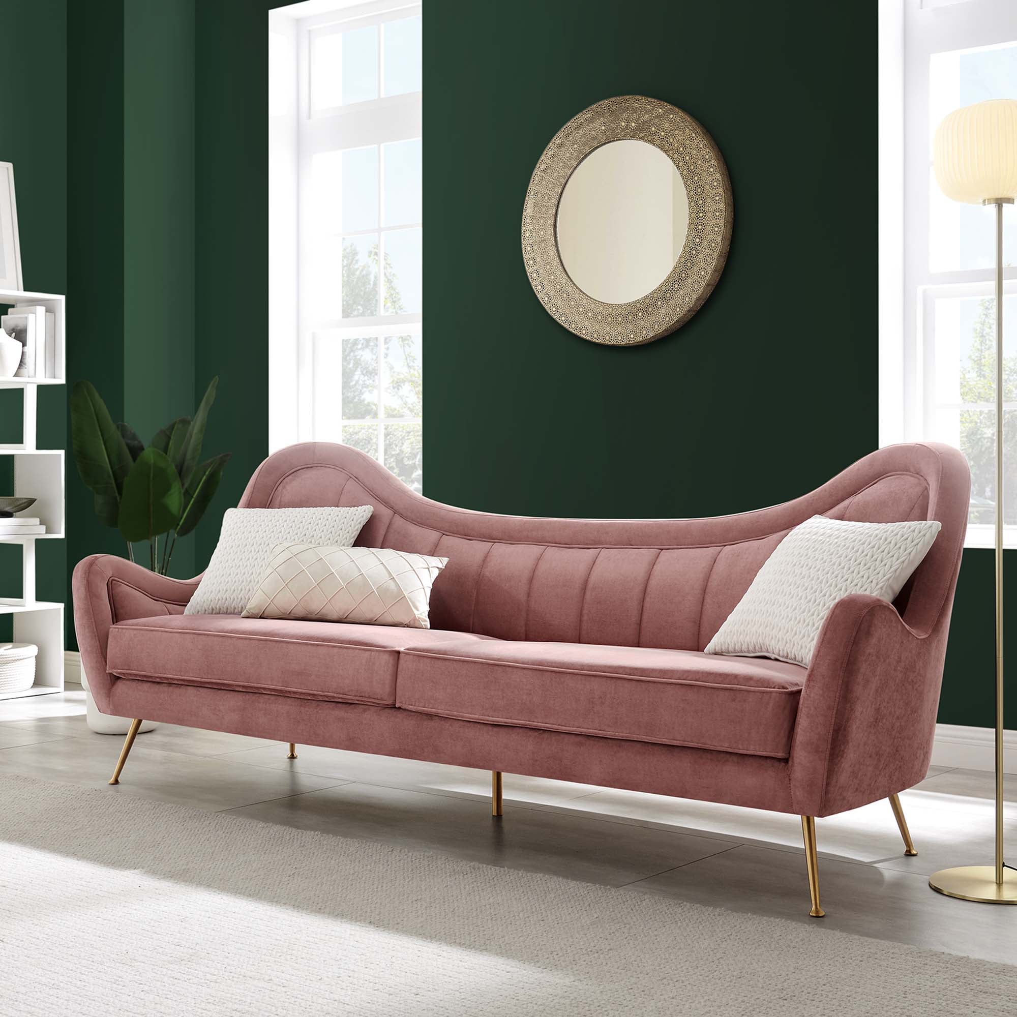Vera Tufted Velvet Sofa - From Where -