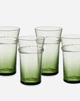 Verdant Tall Drinking Glasses (Set of 4) - From Where Finds -