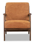 Verity Leather Lounge Chair - From Where -