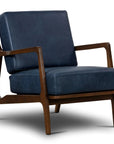 Verity Leather Lounge Chair - From Where -