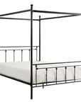 Vertical Slat Metal Platform Bed - From Where -