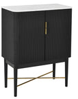 Vida Marble Top Wine Cabinet - From Where -