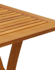 vidaXL Solid Acacia Wood Garden Table - From Where -