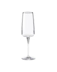 Vine Clear Flutes (Set of 6) - From Where Finds -