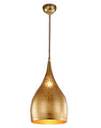 Vintage Etched Pendant Light - From Where -
