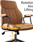 Vintage Leather Office Chair - From Where Finds -