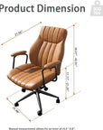 Vintage Leather Office Chair - From Where Finds -