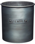 Vintage - Style Metal Utensil Holder - From Where -