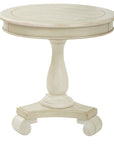 Viola Traditional Round Accent Table - From Where -