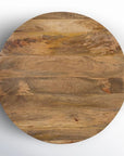 Vivenne Mango Wood Drum Coffee Table - From Where -