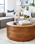 Volume Round Drum Coffee Table - From Where -