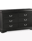 Vrai 6 - Drawer Solid Wood White Dresser - From Where -