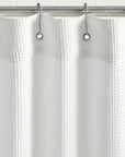 Waffle Weave Cotton Shower Curtain - From Where -