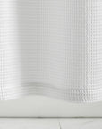 Waffle Weave Cotton Shower Curtain - From Where -