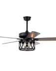 WaKeeney 52'' Ceiling Fan with Light Kit - From Where -