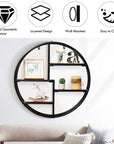 Wall - Mounted Circular Shelf - From Where -