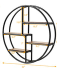 Wall - Mounted Circular Shelf - From Where -