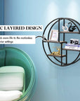 Wall - Mounted Circular Shelf - From Where -